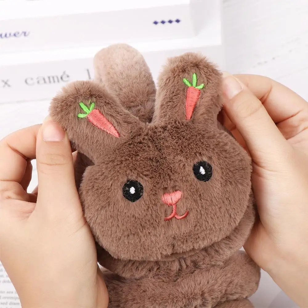 Cartoon Rabbit Winter Warm Earmuffs Plush Thick Soft  Ear Cover Ear Protection Warmth Ear Muffs For Aldult Kids