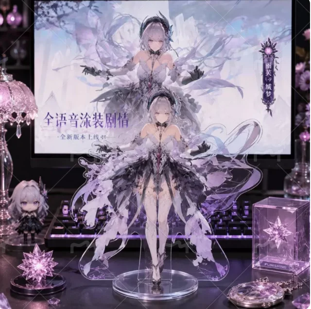 Japanese Anime GRAY RAVEN：PUNISHING Liv Acrylic Stand Figure Model Plate Cosplay Collection Desktop Decor Gifts XYZ