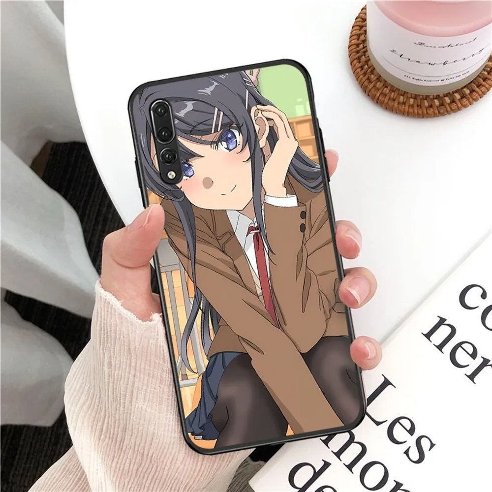 Anime Mai Sakurajima Phone Case For Huawei P 8 9 10 20 30 40 50 Pro Lite Psmart Honor 10 Lite 70 Mate 20lite