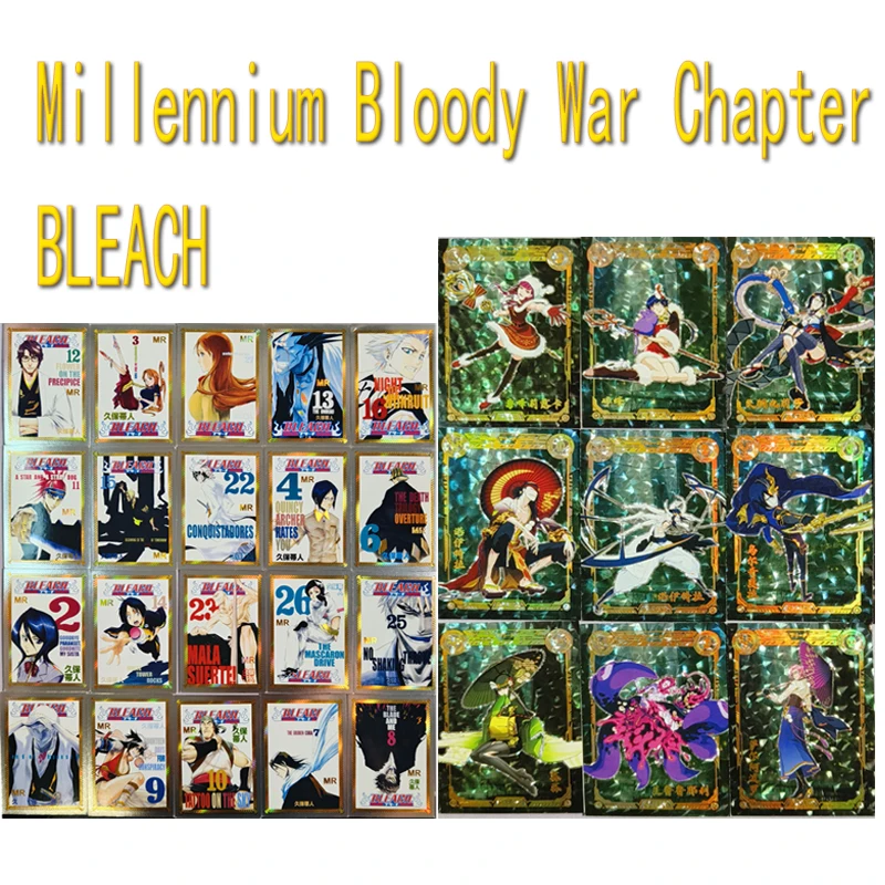 New Bleach Millennium Bloody War Chapter Kurosaki Ichigo Inoue Orihime Kuchiki Rukia Ssr Ur Mr Card Collection Birthday Gifts