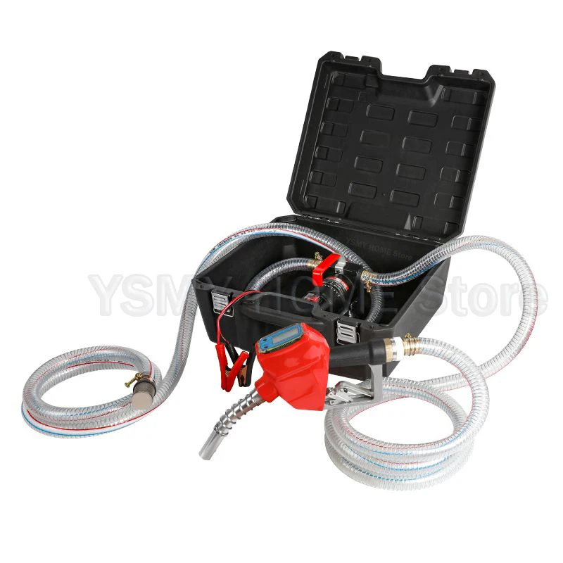 

Mobile Oil Pump Tool Kit 12/220V Fuel Transfer Pump High Flow Portable Diesel Fuel Dispenser Fully automatic refuel machine