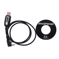 Waterproof USB Programming Cable withDriver  Firmware for BAOFENG UV5R/888s Walkie Talkie  Connector Wire