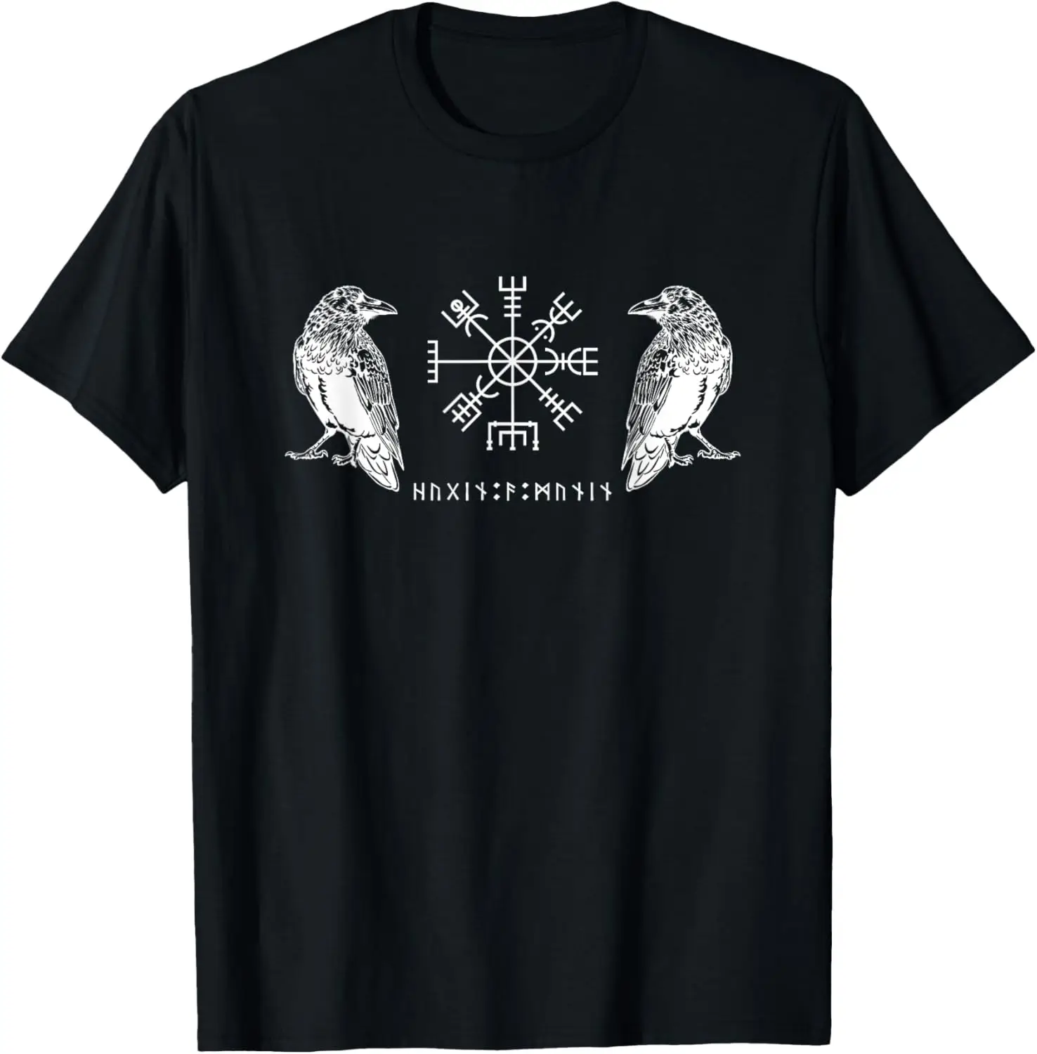 

Vegvisir Ravens Odin's Hugin and Munin T-Shirt