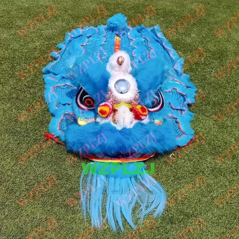 B​link Lion Dance Costume 10-15 Age Child Student Play Game Party Halloween Sport Christmas Parade Folk Event Stage Mascot China