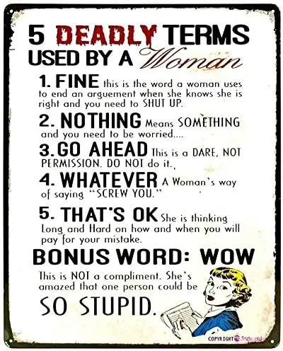 Retro Metal Sign/5 …