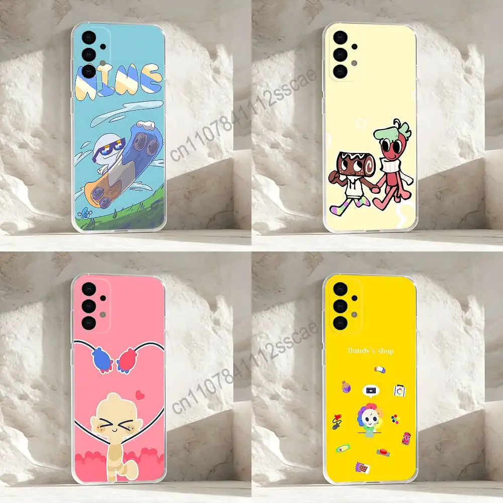 Dandys World wallpaper Clear Phone case suitable for  Samsung S30,S25,S24,S23,S21,S22,S20,S10,5G,FE,lite,PIus,Ultra Transparent