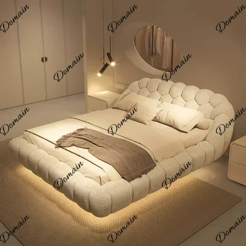 30XX 180x200cm 200x220cm Confortable Floating Bed Aesthetics Princess Wedding High End Quality Bedroom Beds And Bed Frames Furni