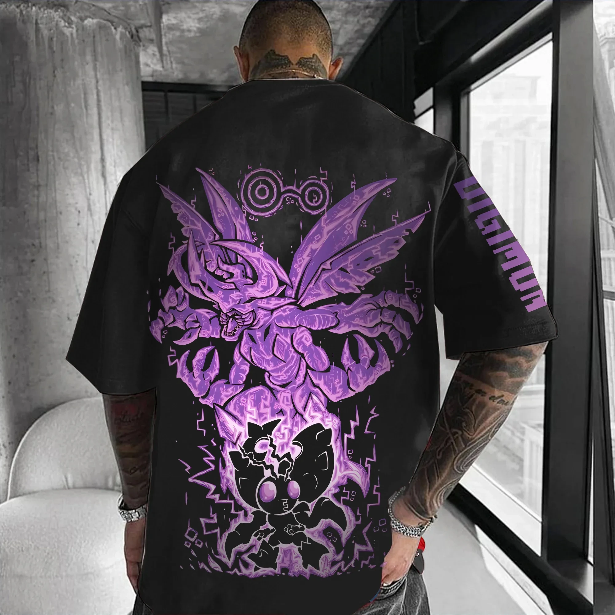 

Digital Baby Herakle Kabuterimon Summer T-Shirt Men Women Harajuku Vintage Streetwear Short Sleeve Oversized Casual Fitness Y2k