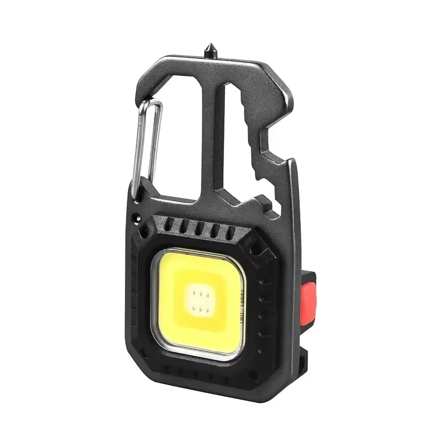 Ultra Small Mini LED Light Rechargeable Keychain Light Outdoor Camping COB Work Light Portable Pocket Wrench Screwdriver