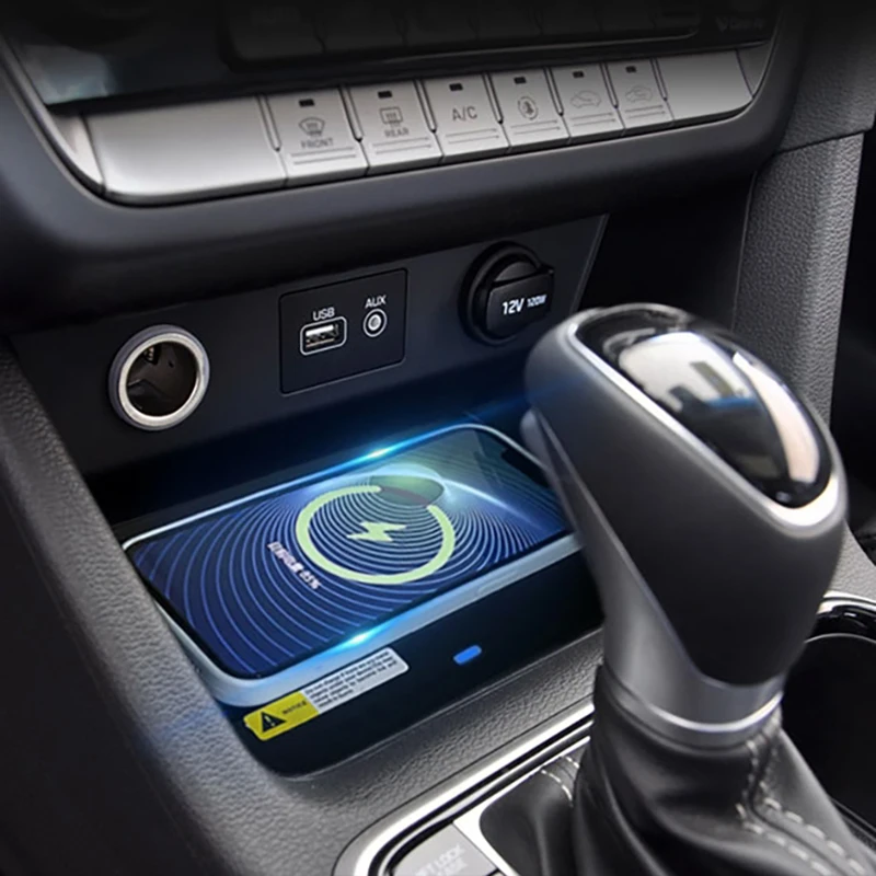 

Автомобильное беспроводное зарядное устройство 15 Вт для Hyundai Sonata 9 2015-2019, быстрое зарядное устройство для телефона, держатель для крепления телефона