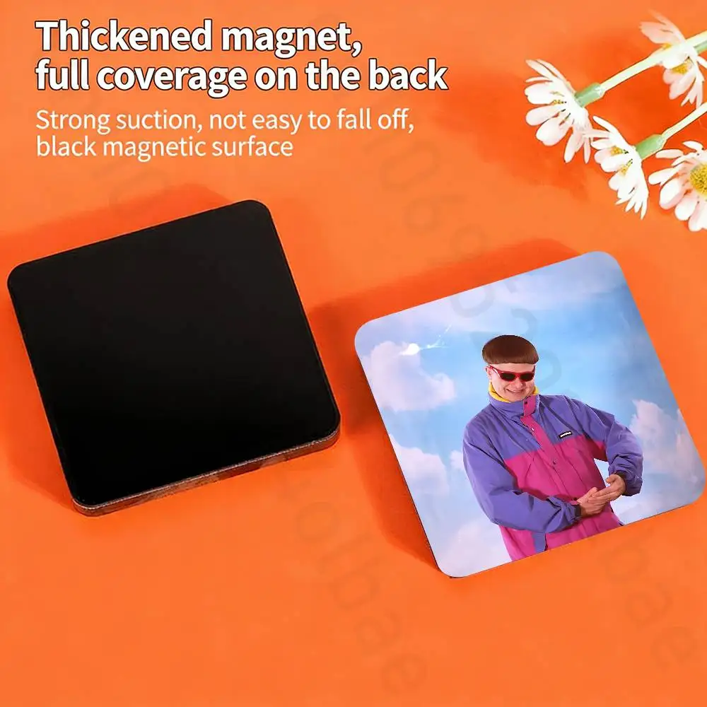O-Oliver T-Tree Ugly Fridge Magnet Personalized Magnetic Durable Plastic Square Picture Surface Fridge Magnets