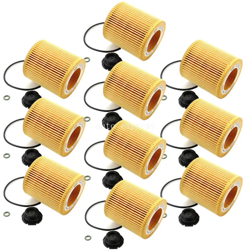 10 PCCS 11427953125 Oil Filter  for  1 (F20) 3 Touring (F31) 5 (F10) 5 (F11) X1 (E84) X5 X4 Z4 11427640862 11428683204