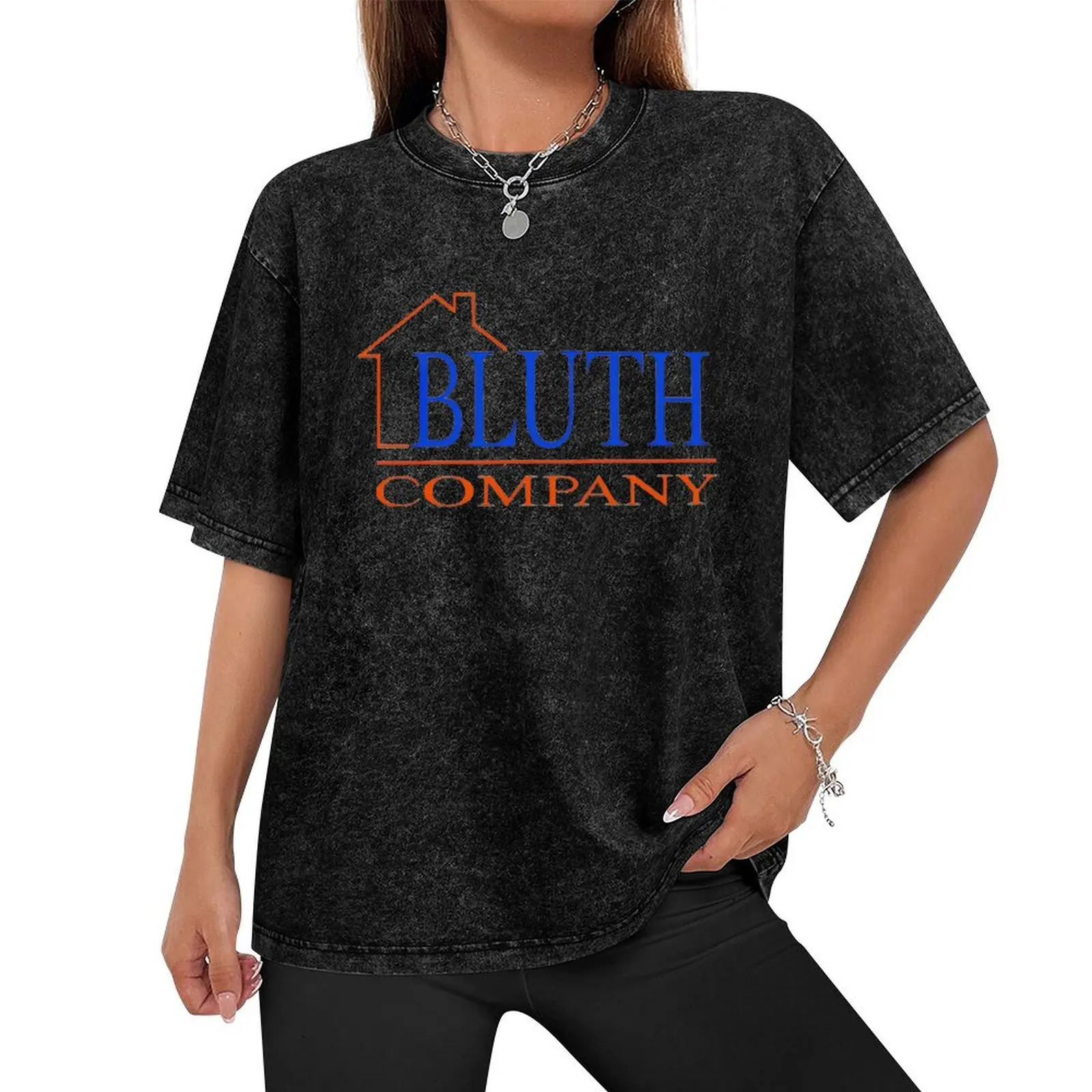 bluth company T-Shirt anime stuff designer shirts anime man t shirt slim fit t shirts for men