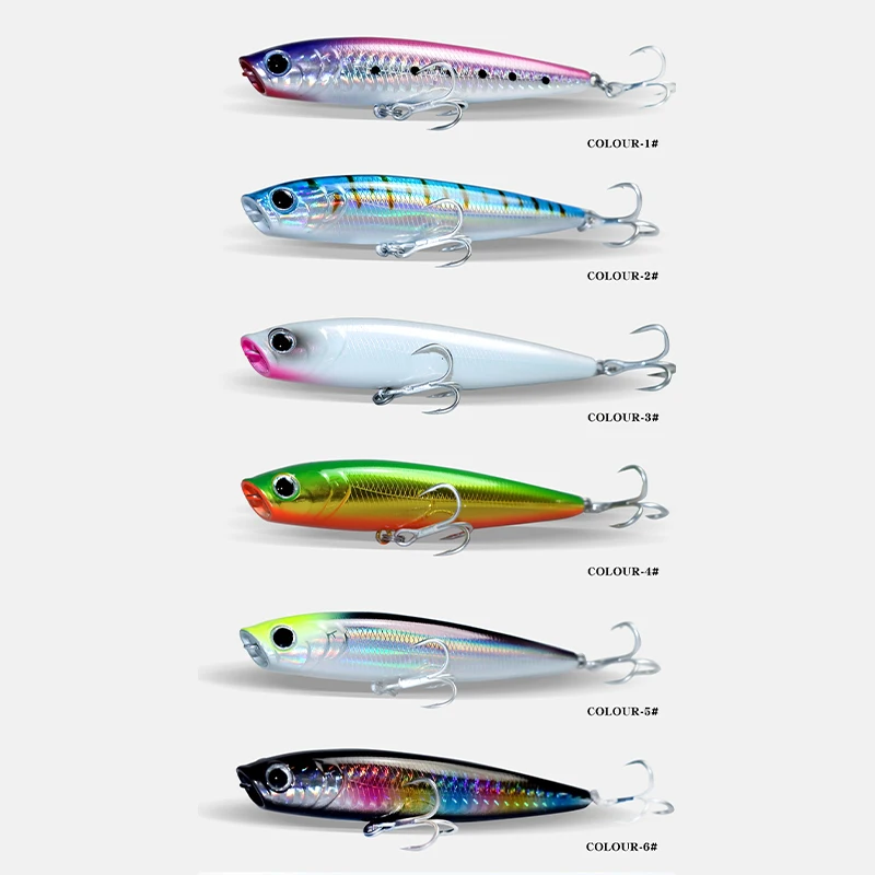12/19.5g Throwing Towing Biomimetic Bass Bait， Seawater Freshwater Floating Lifting Rod Hard Fishing Bait， Fishing Accessories