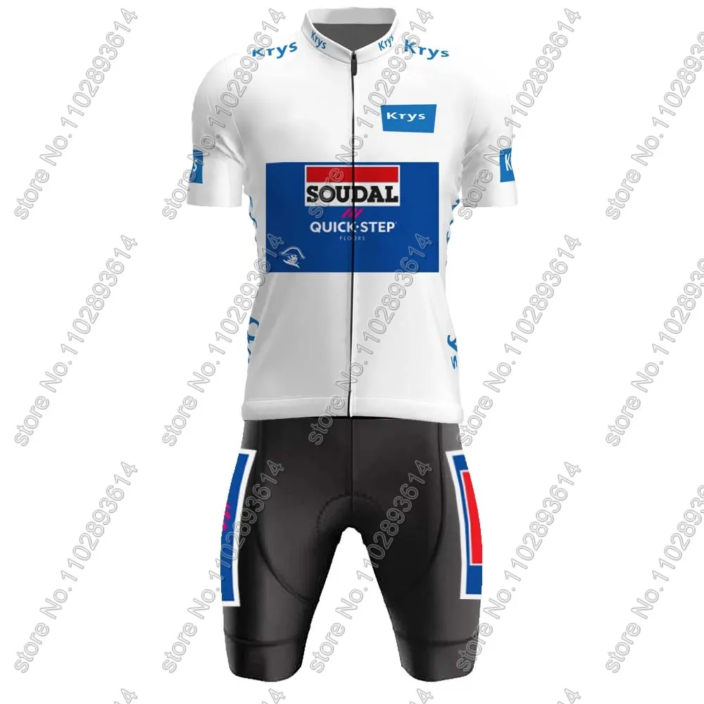 2024 Soudal Quick Step Skinsuit Cycling Bodysuit Short italy Champion Cycling Jerseys Set Race Clothing Jumpsuit MTB Maillot