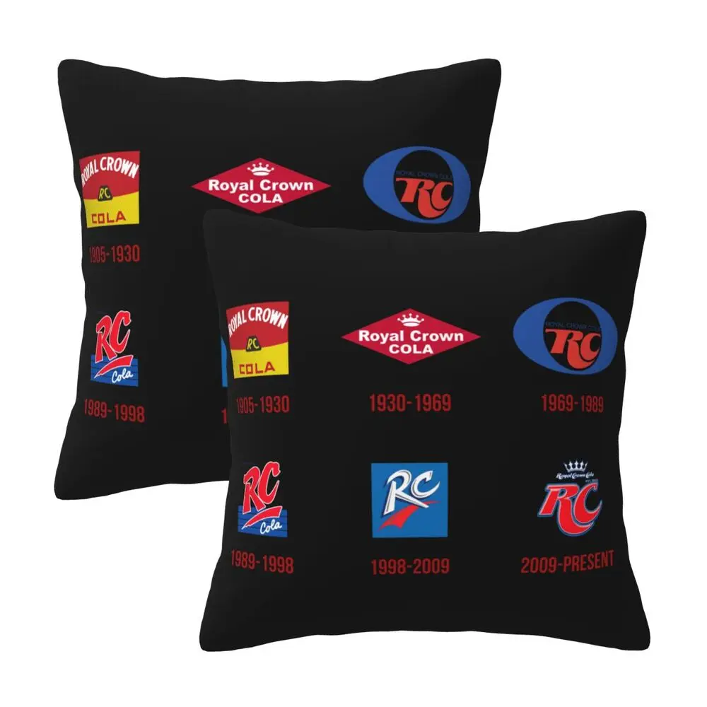 NUEVAS fundas de almohada de moda RC Cola Fundas de almohada decorativas suaves y acogedoras 2 piezas