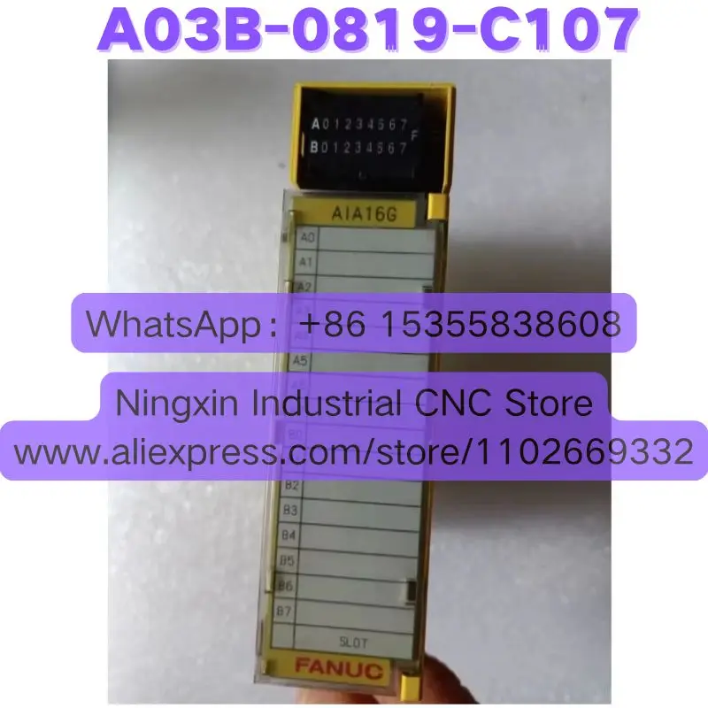 Second-hand A03B-0819-C107 A03B 0819 C107 IO Module Tested OK Quick Shipment