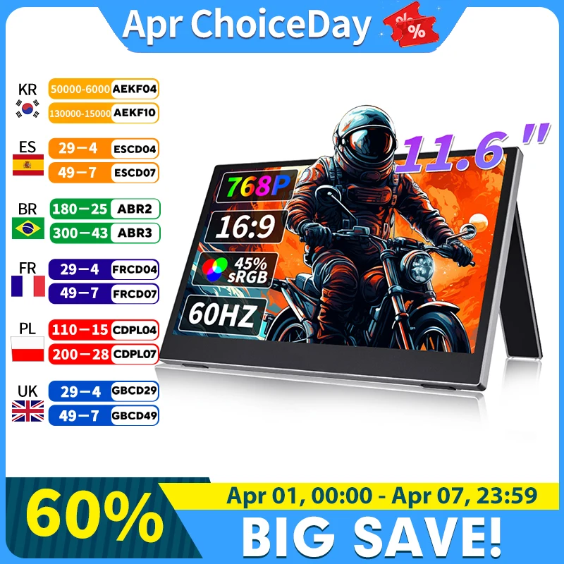 Hgfrtee 11.6 Inch P…