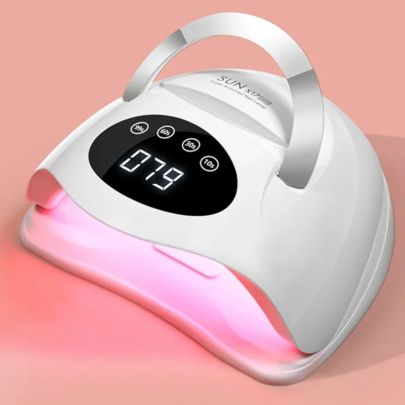 UV LEDネイルランプ プロ用 マニキュア硬化ランプ ジェルポリッシュ乾燥機 大型LCDタッチネイルドライヤー ツール