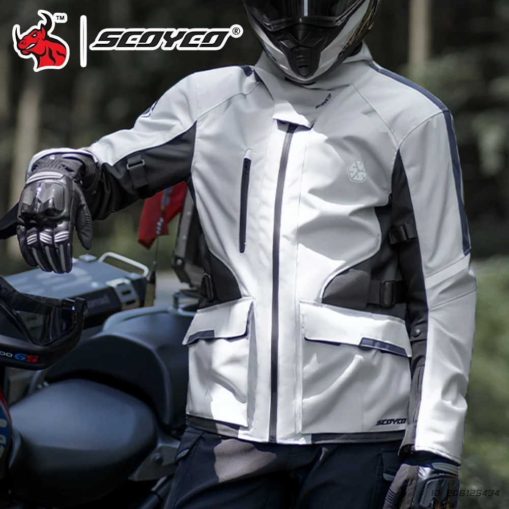 

Motorcycle Jacket Engineered With High-Performance Polyester Fabric For Ultimate Protection, Style And All-Weather Readiness