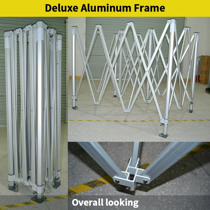 FEAMONT Deluxe 3x4.5M Hexagon Trade Show Tent 50MM Tube Aluminum Frame