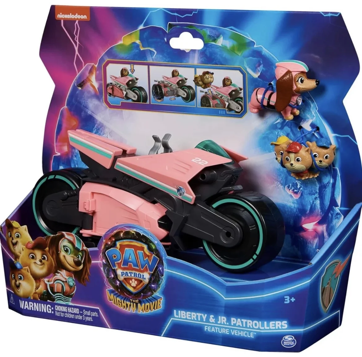 2024 heißer Verkauf Paw Patrol Baby Transformers Free Rescue Vehicle Hund Motorrad Patrol Fahrzeug Kinder Geschenk