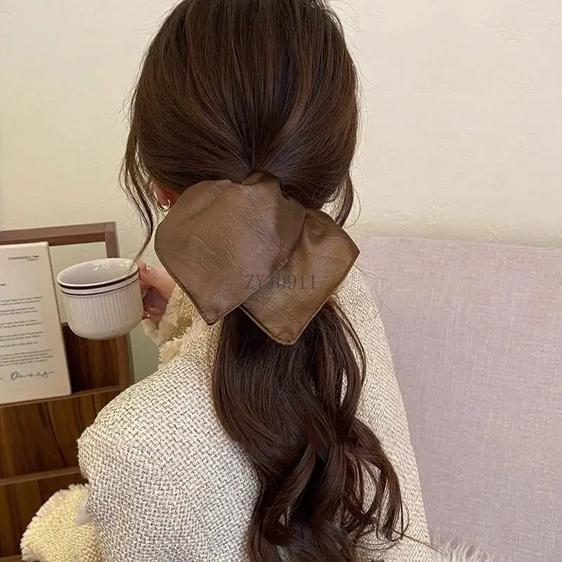 وشاح مربع، رباط شعر، إكسسوارات شعر ميلارد، حبل رأس نسائي جديد عالي المرونة، ذيل حصان منخفض