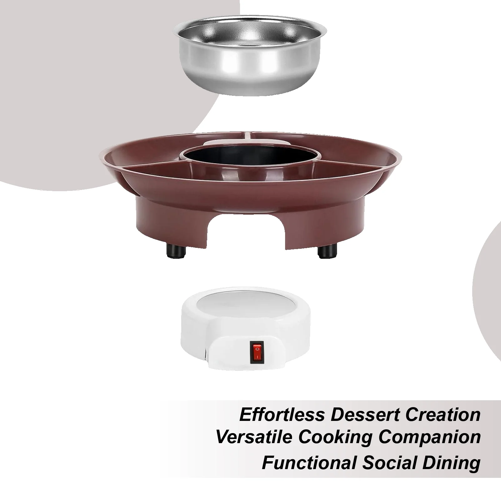 

Chocolate Melting Pot Butter Warmer Cup Kitchen Supplies Cheese And Chocolate Fondue Machine For Cream Milk Coffee Desserts