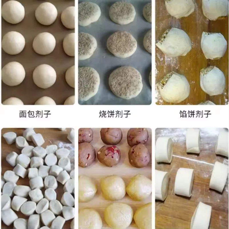 All In one Round Dough Divider Pizza Dough Ball Cutter Machine Pita Roti Dough Divider Rounder Making Machine,With Powder Box