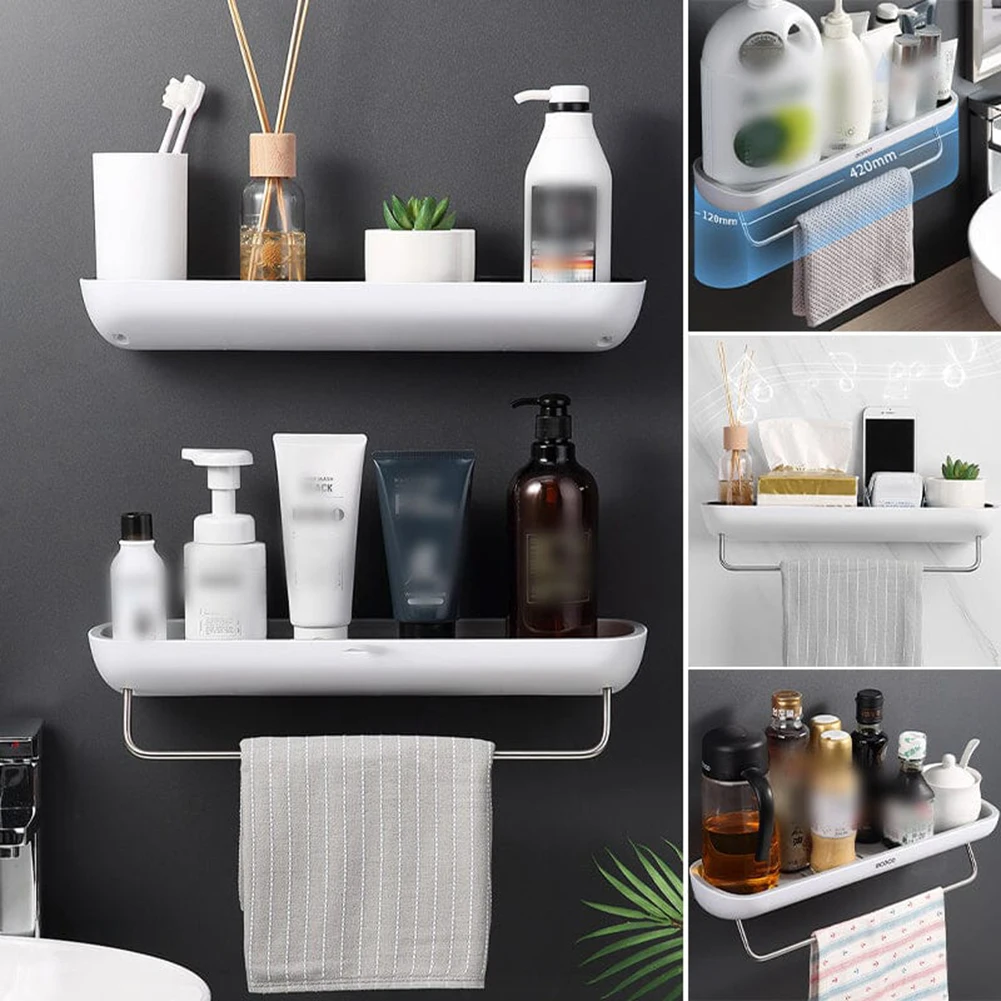 

Punch-Free Hollow Design Organiser Toiletries Organization Rack For Garages Garages