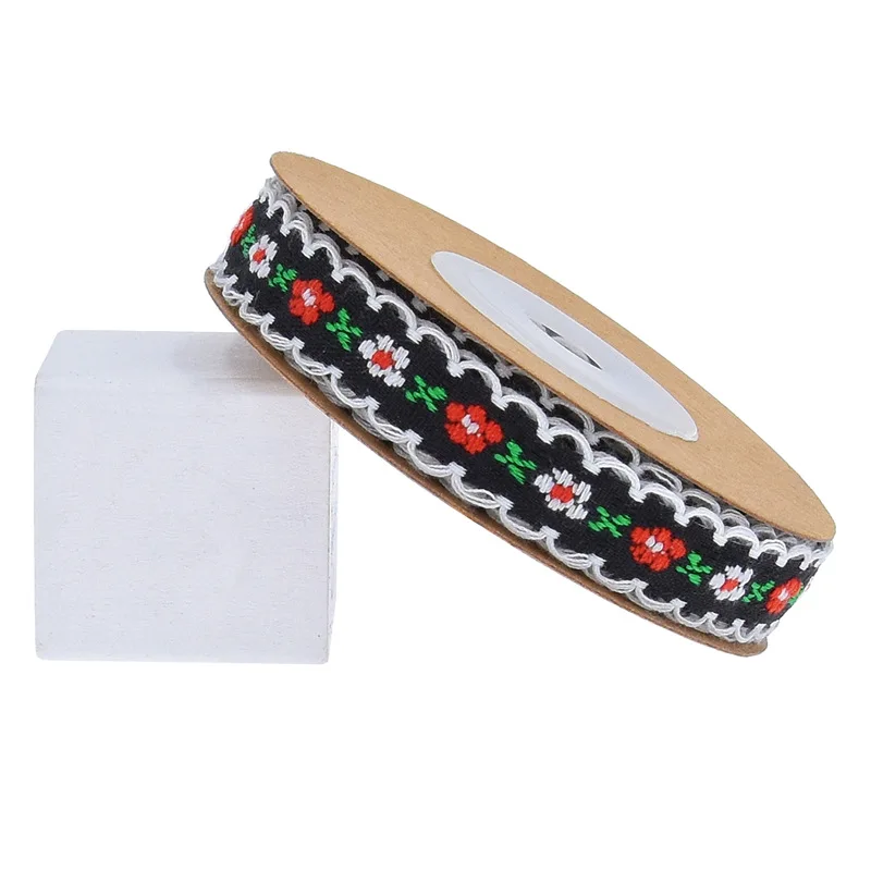 1.2cm Floral designing ribbons DIY Favors for refined artist of Hairband pocket bag creative arts for Mother\'s Day Birthday gift