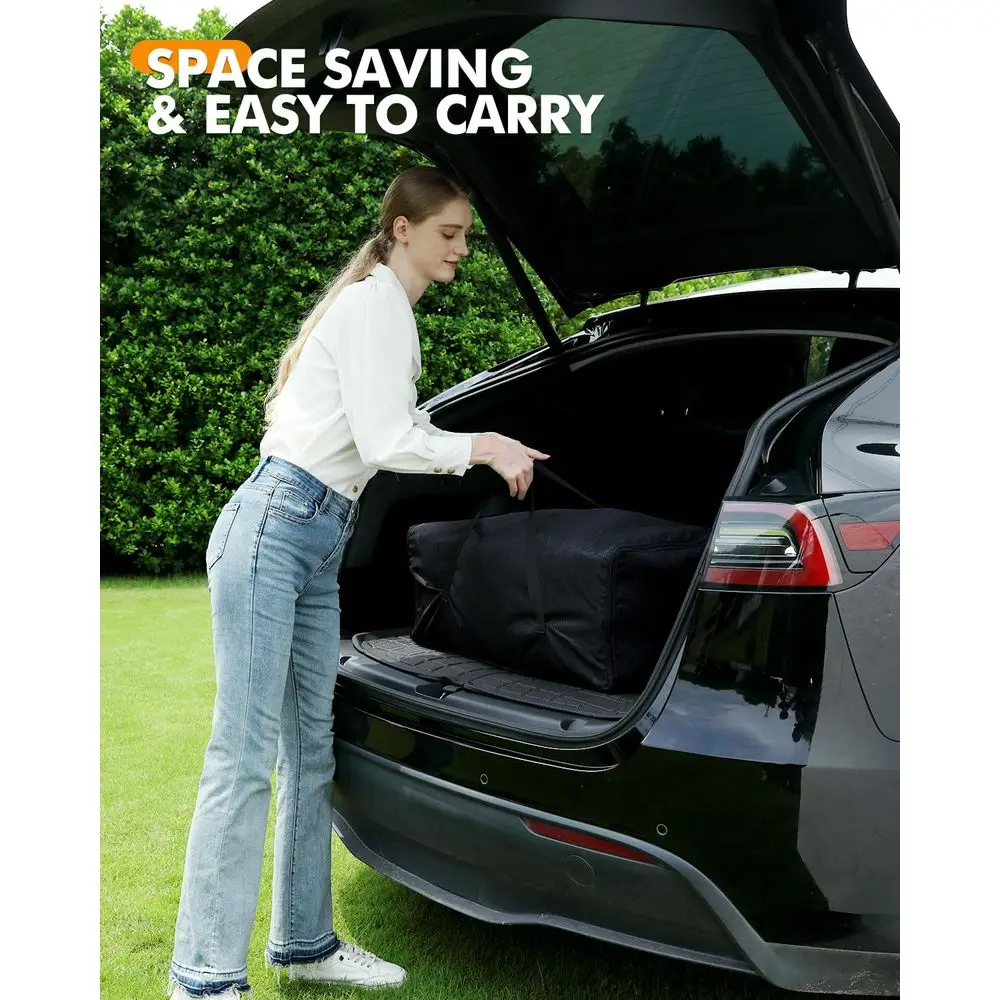 耐久性のあるマット付きのポータブルベビーサークル、折りたたみ式で大型、小さなお子様向けの旅行に便利なサークル（ブラック、51x51）