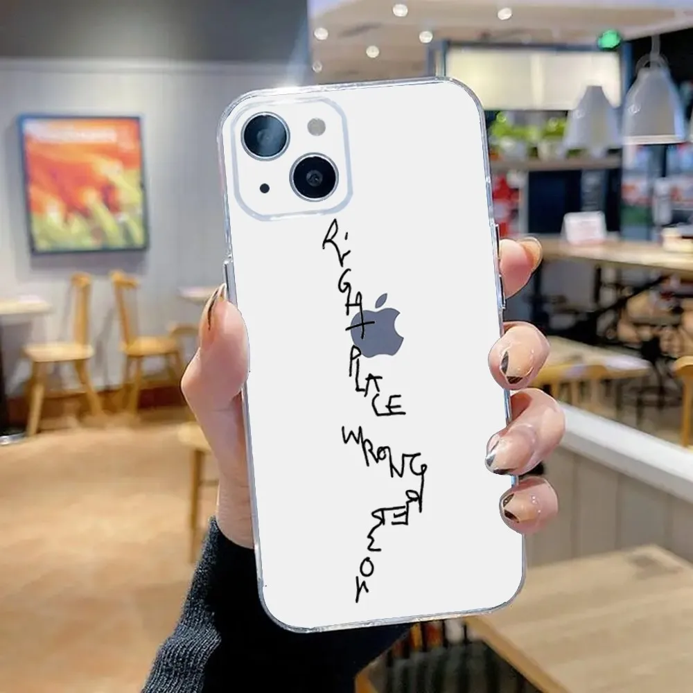 R-RMS RPWP Phone Case For iPhone 16,15,14,13,12,11 Plus,Pro,Max,XR,XS,X,7,8 Plus,SE,Mini Transparent Silicone Soft