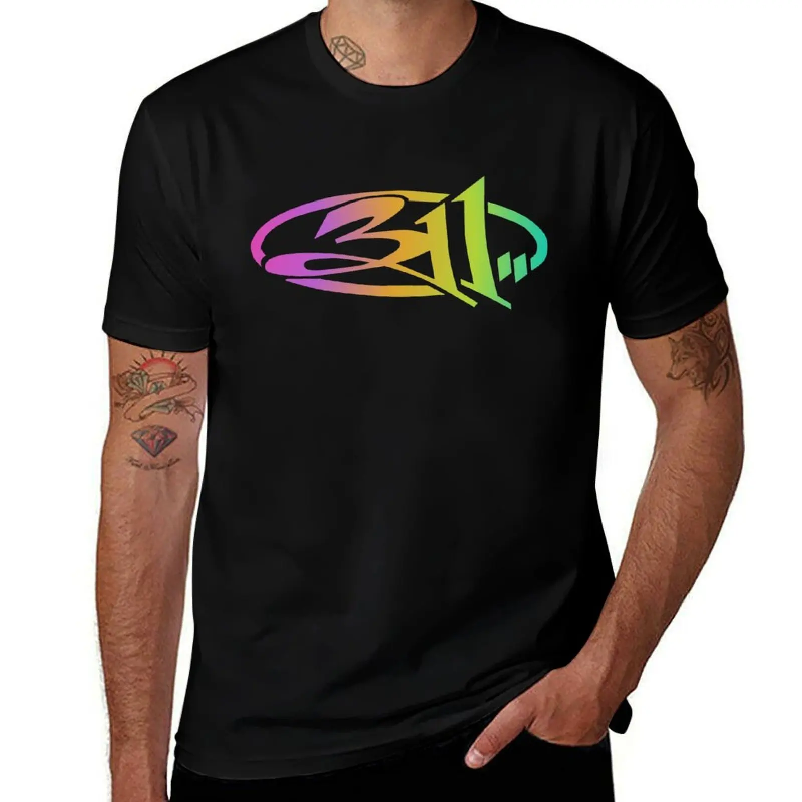 

man t-shirt rainbow T-Shirt shirts designer cotton funny black man package for plain t t shirts