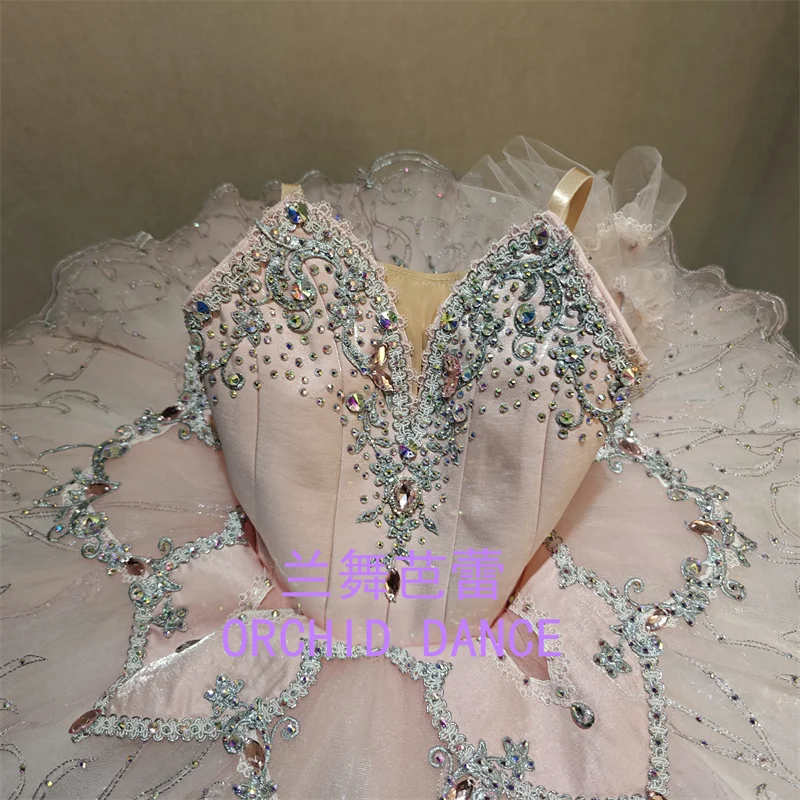 BT01563 vendita calda di alta qualità Design unico Bambini Ragazze Bambini Donne Abbigliamento da prestazione per adulti Costumi tutu di balletto rosa