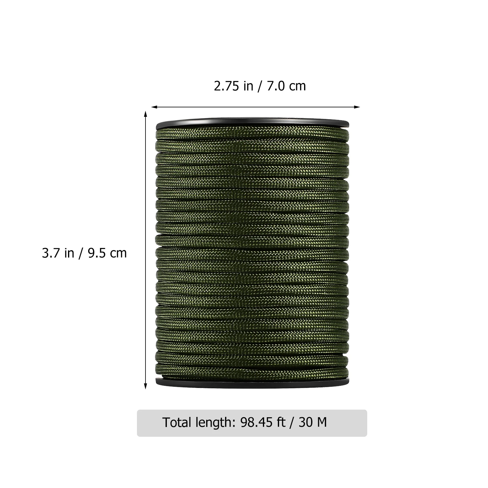 

2Pcs Tent Ropes Sturdy Material Mountaineering Hiking Camping Cords Sufficient Length 30m Para Cord Camping Rope