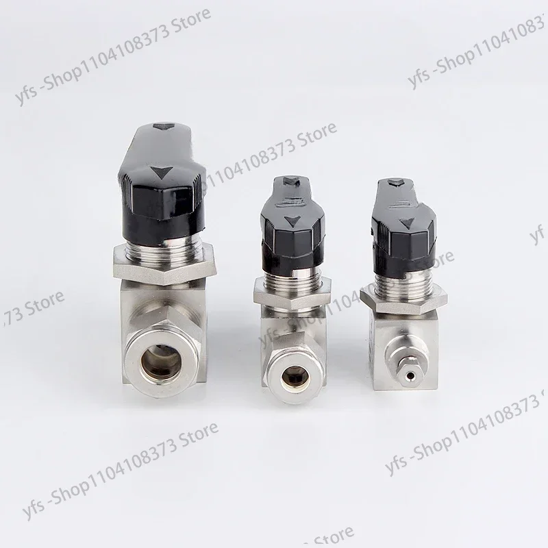 304/316 stainless steel sleeve ball valve Q91SA through surface plate ball valve Instrument switch air source ball valve