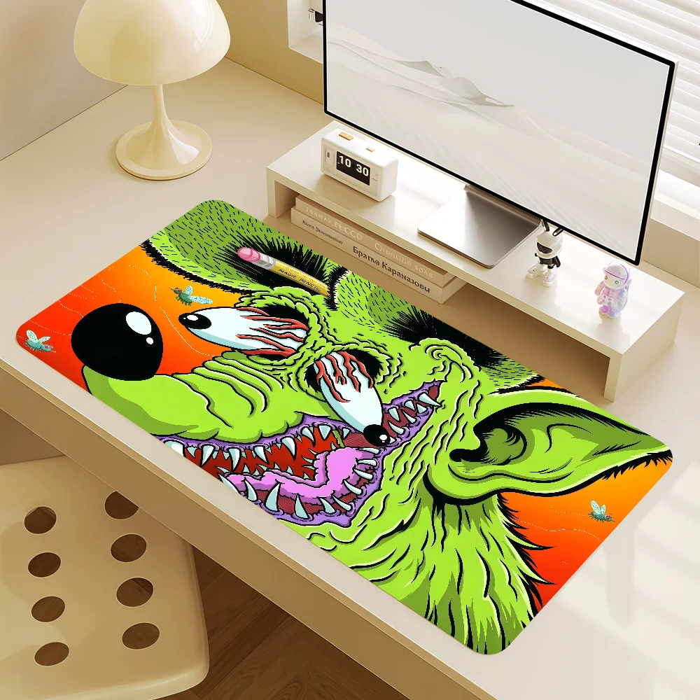 Mouse Logo Pad MousePad R-Rat Non-slip Lockedge Office Student Fink Gaming Thickened Large Writing Pad Cushion
