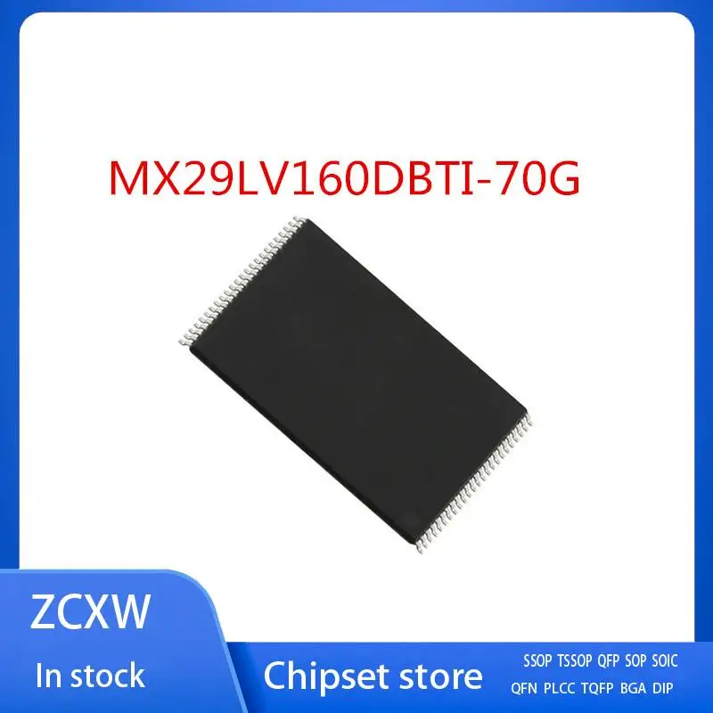 

20PCS/LOT NEW MX29LV160DBTI-70G MX29LV160DBTI-70 MX29LV160DBTI TSOP48