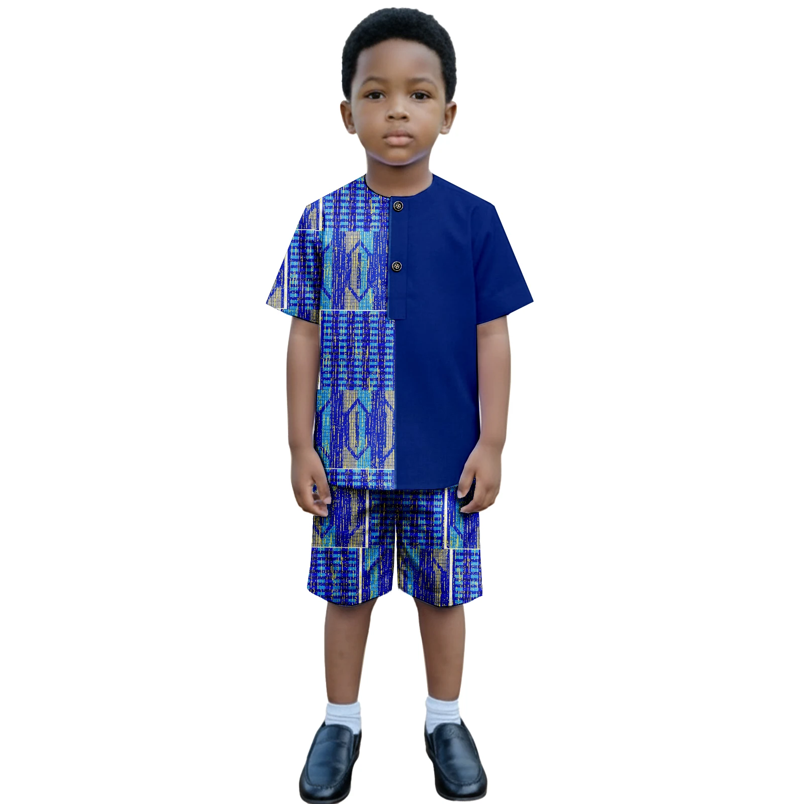african-suits-for-boys-shirt-short-pants-2-piece-fashion-short-sleeve-dashiki-casual-tribal-attire