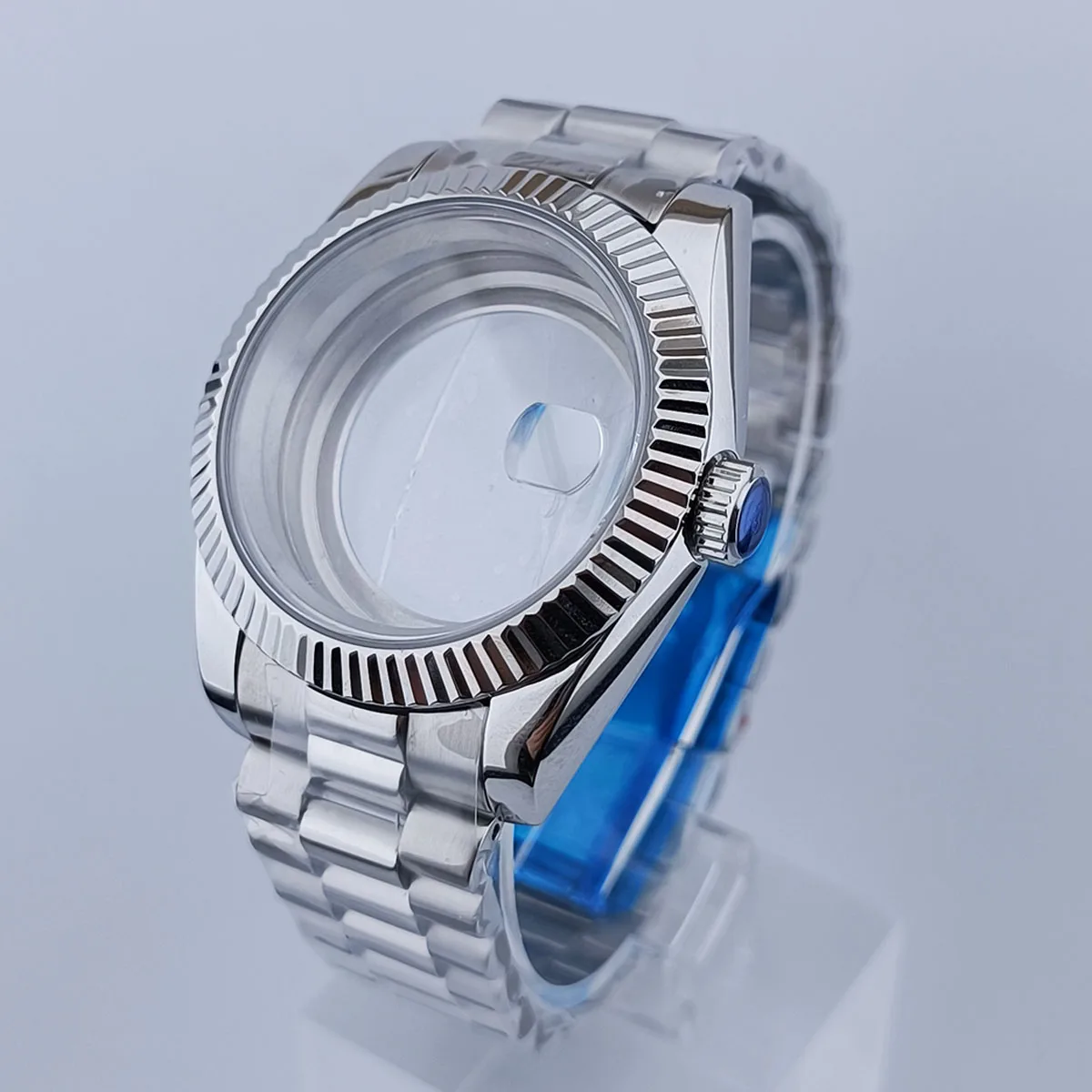 40mm Case Silver/Gold/Rose Gold Case Suitable for Miyota8285 Movement Watch Case Accessories Stainless Steel Strap Case image 2