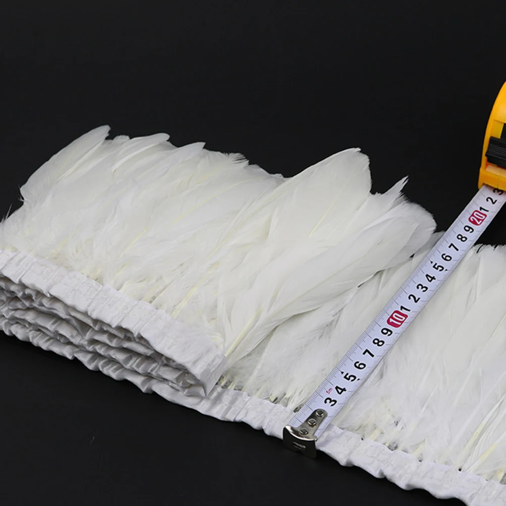 

1pc 2M Natural Fringe Trim Natural Trim White For Diy Craft Hat Clothing Decoration Wall Art Handmade Furniture