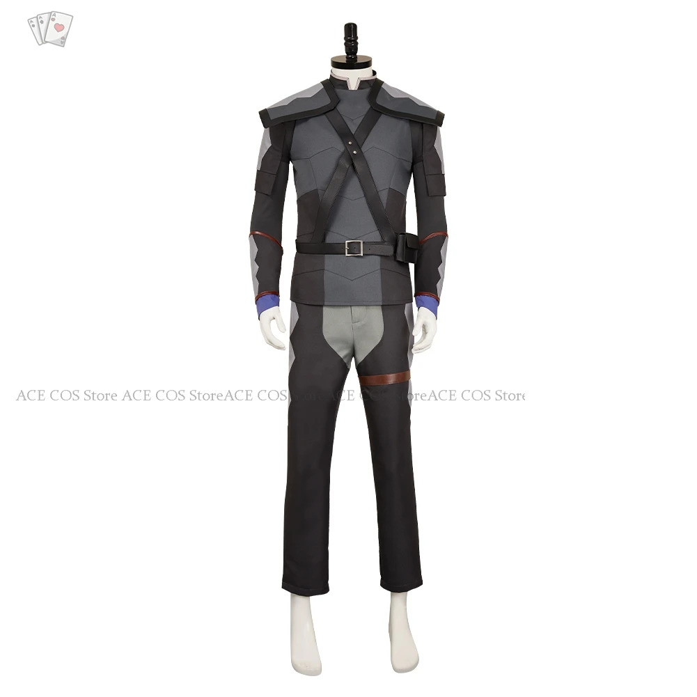 Anime Witcher Geralt de Rivia Cosplay juego disfraz peluca hombres lobo blanco juego de rol pantalones de fiesta de Halloween Outf Wiccon Cosplay Anime