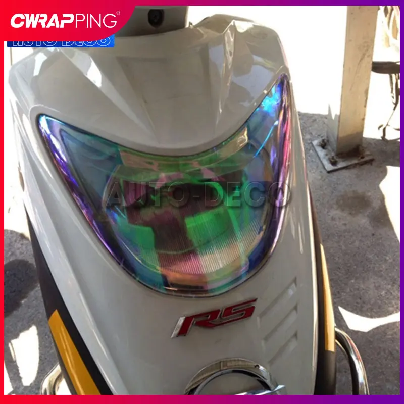 

30x60cm Chameleon Car Transparent Film Tint Vinyl Wrap Sticker PVC Changer Car Headlight Taillight Sticker Light Film