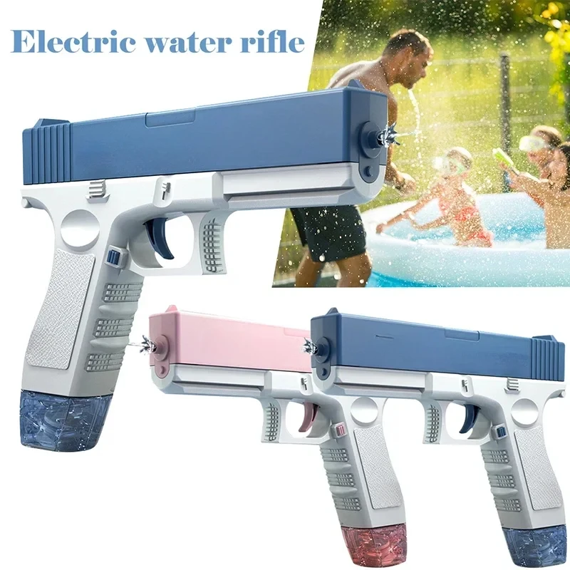 Children's Electric Water Gun Water, Storage Gun Pistol Shooting Toy Outdoor Water Games, Electric Toys for Kids Boys Grils Gift