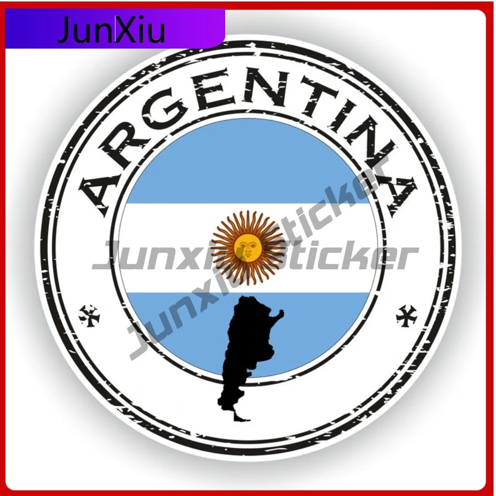 

Argentina Seal Round Flag Personality Auto Decor Designed For Use On Car Body Bumper And Windows