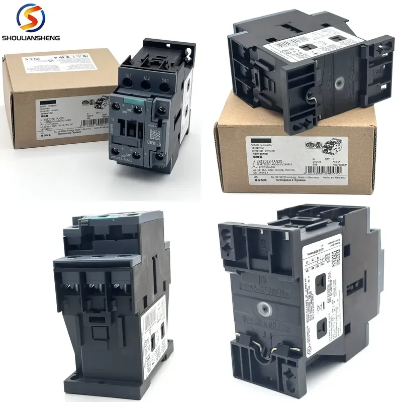 Gold Seller's New Original 3RT2028-1AN20 PLC Controller 3 Pole 38 AMP 220 Volt AC Contactor Original Warehouse PLC