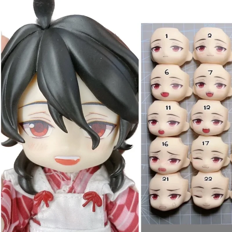 Sakuma Ritsu Faceplate Ob11 Ensemble Stars GSC YMY 1/12 Clay Man Face Water Sticker Handmade Anime Game Doll Accessories