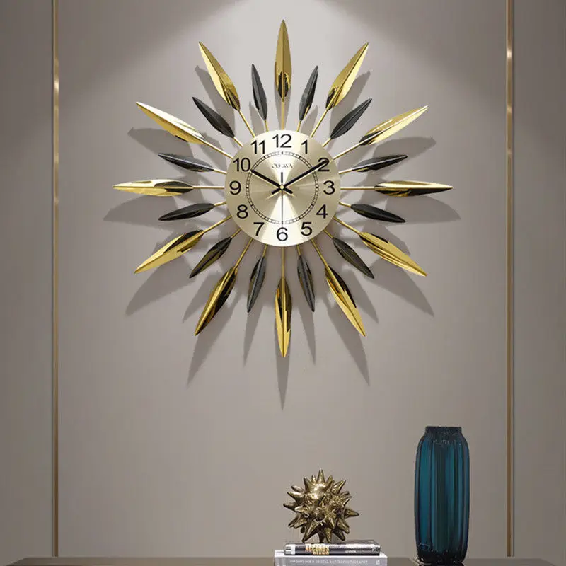 Vintage Creative Wall Watch Living Room Design Minimalist Aesthetic Wall Watch Nordic Fashion Orologio Da Parete Home Decoration