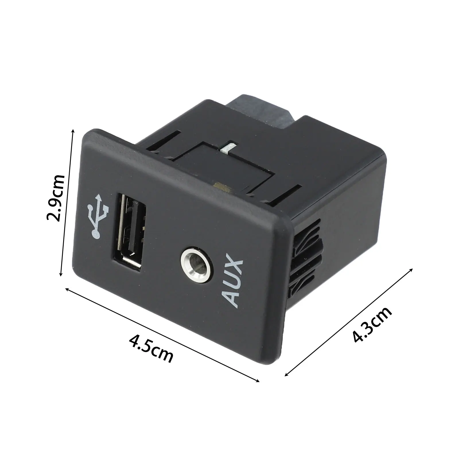 1 Pcs Car 28023-4BA0B For Nissan 2013-2019 Auxiliary AUX Stereo Adaptor Audio Socket Automotive Accessories